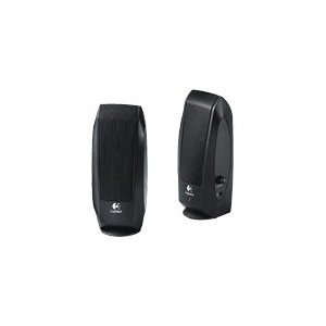 Logitech S120 Brown box Speakers - Click Image to Close